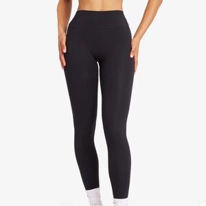 High-Waisted Black Leggings